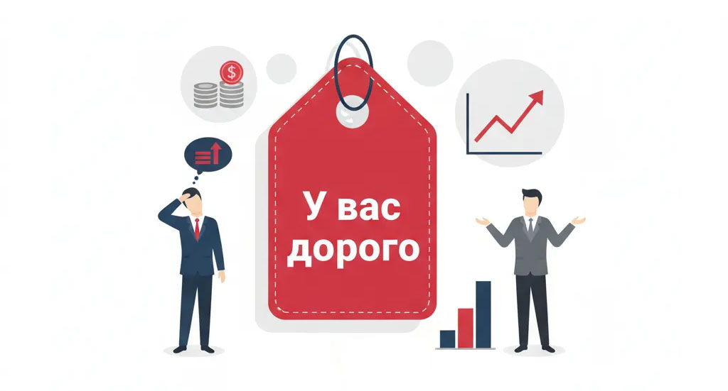 У вас дорого